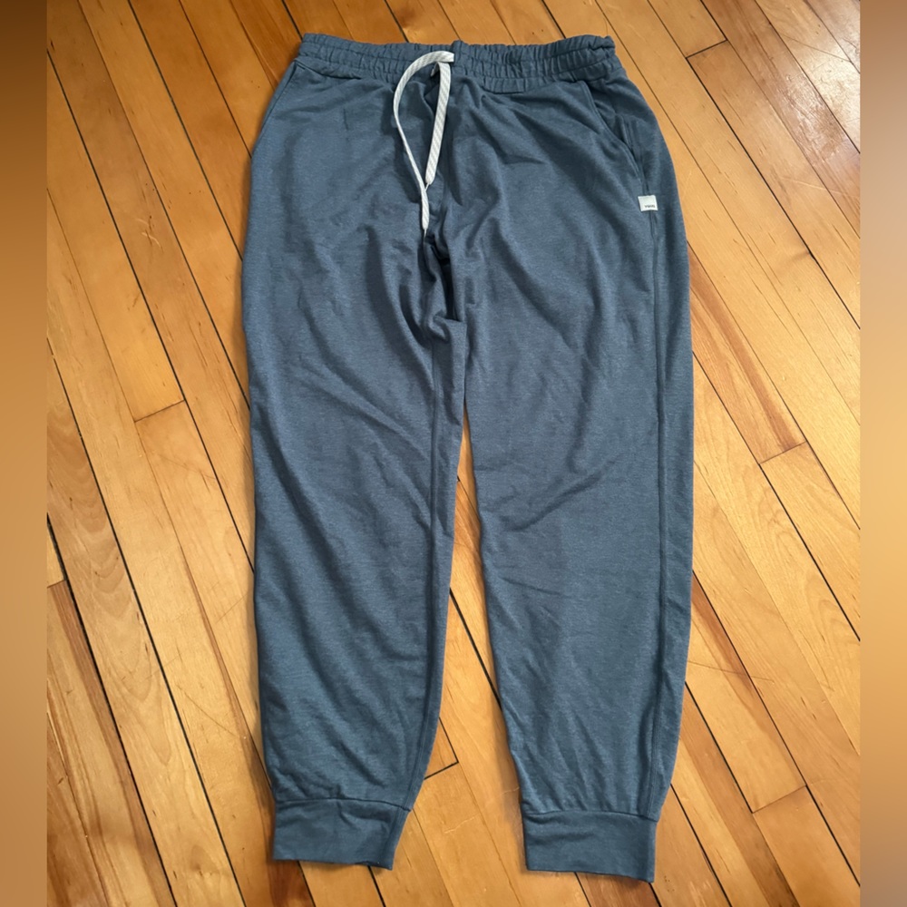 Blue vuori sweatpants size small